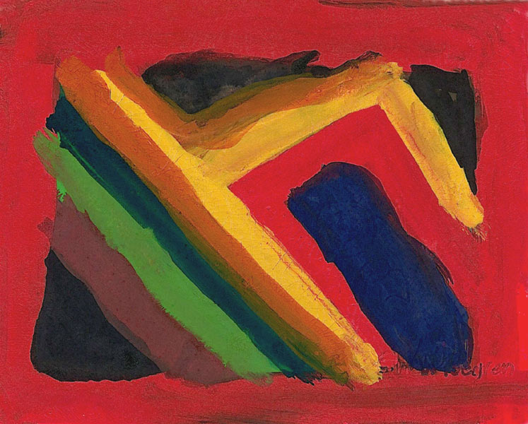 Colorcity, gouache, 1966